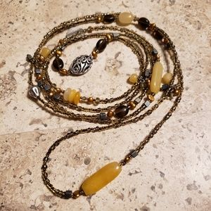 Silpada BoHo Necklace with Sterling Silver